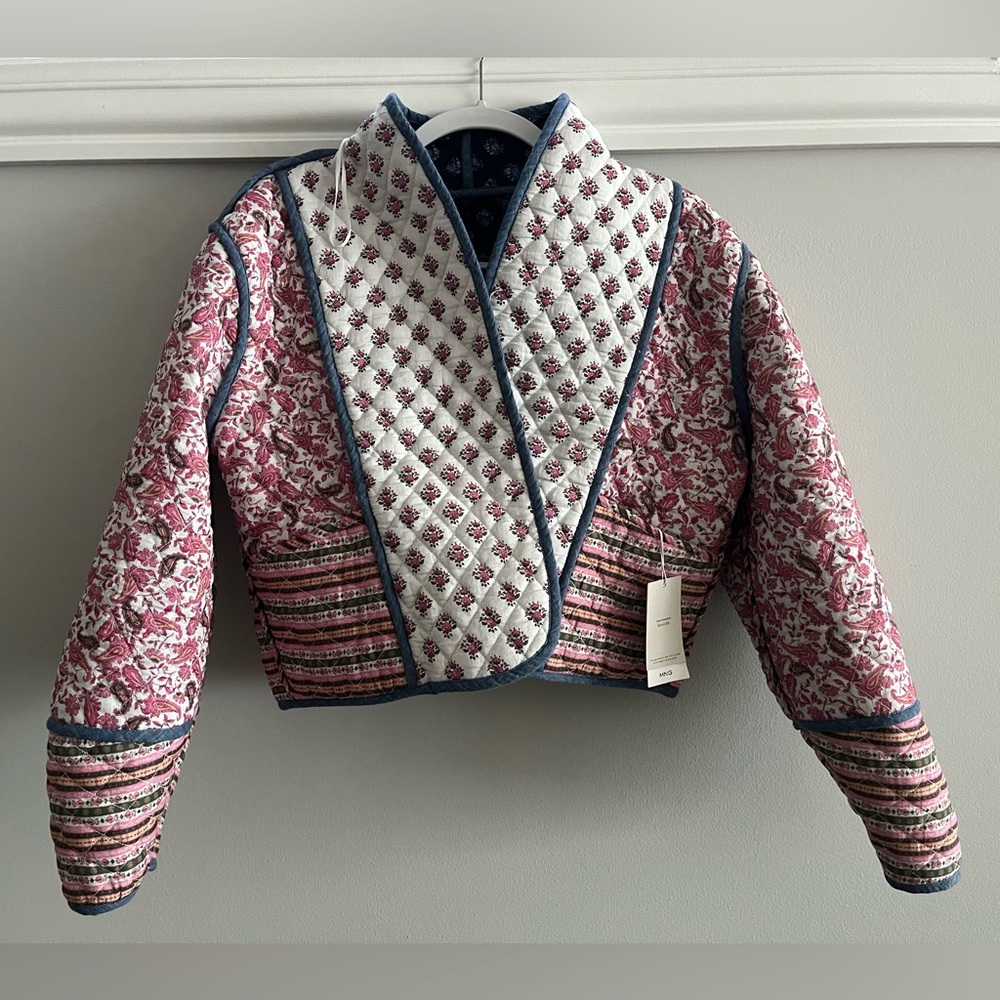 Quilted Reversible Jacket from Mango